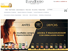 Tablet Screenshot of luanatoledo.com.br